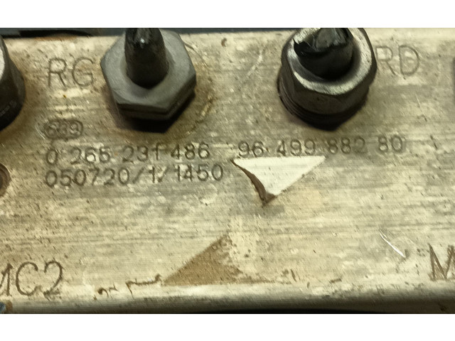 Блок АБС 4541J1, 0265231486 Citroen C4 I 2004 - 2010 года