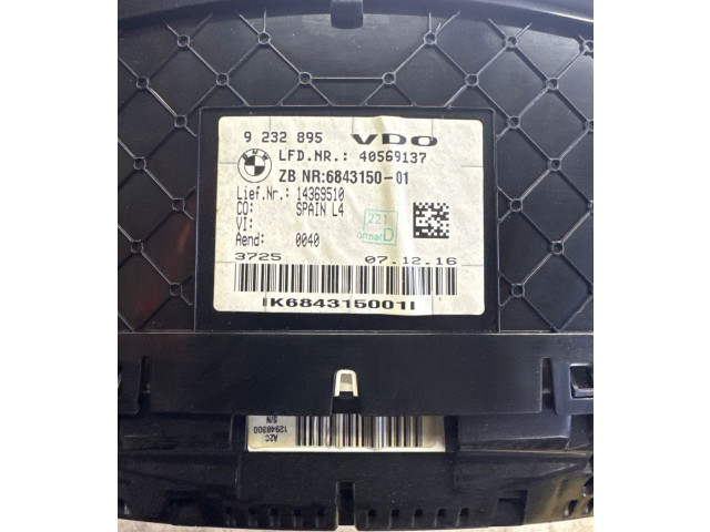 Přístrojová deska BMW 4 F36 Gran coupe 2017 9232895, 40569137