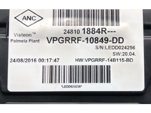 Панель приборов 248101884R Renault Clio IV