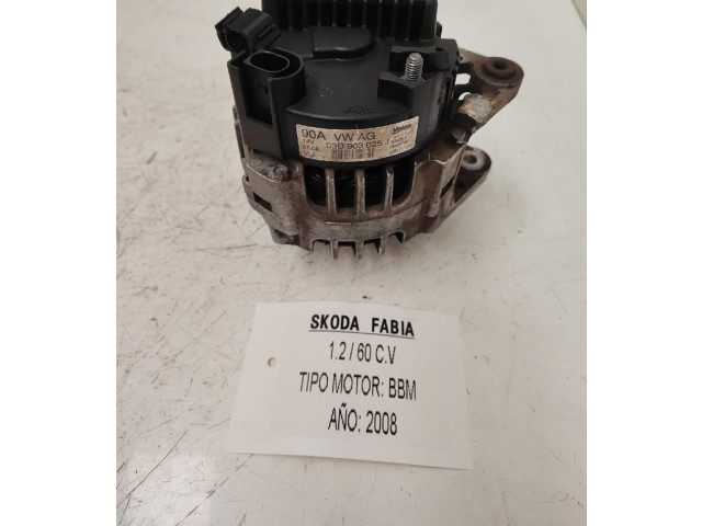 Генератор 03D903025J, 2542746F Skoda Fabia Mk2 (5J)