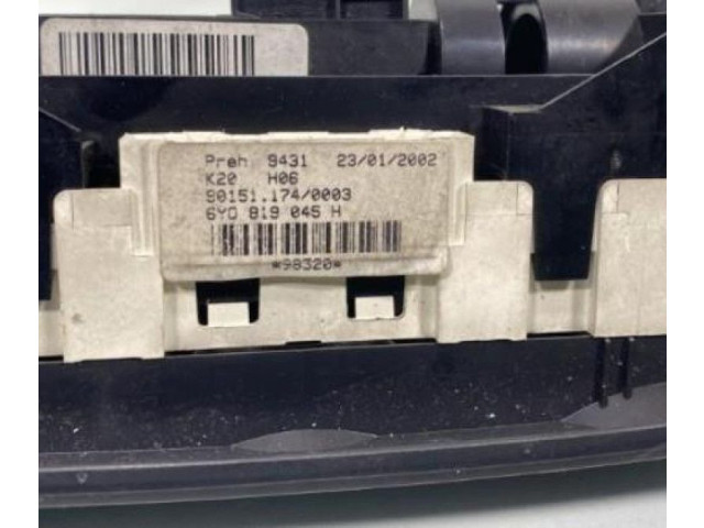 Блок управления климат-контролем 6Y0820045DB41 Skoda Fabia Mk1 (6Y)