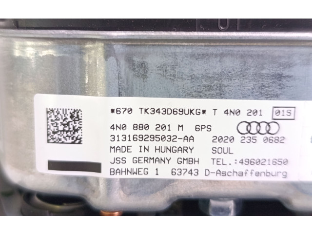 Подушка безопасности водителя 4N0880201M, 4N0971589 Audi e-tron
