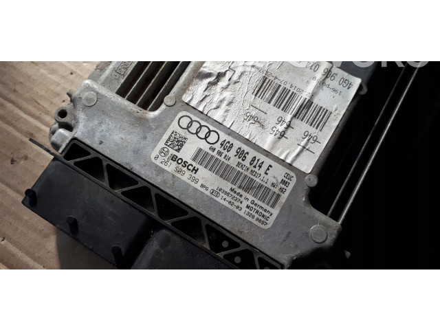 Блок управления двигателя 4G0906014E, 0261S09399 Audi A7 S7 4G