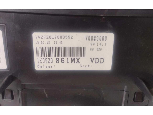 Панель приборов 1K0290861MX Volkswagen Golf Plus