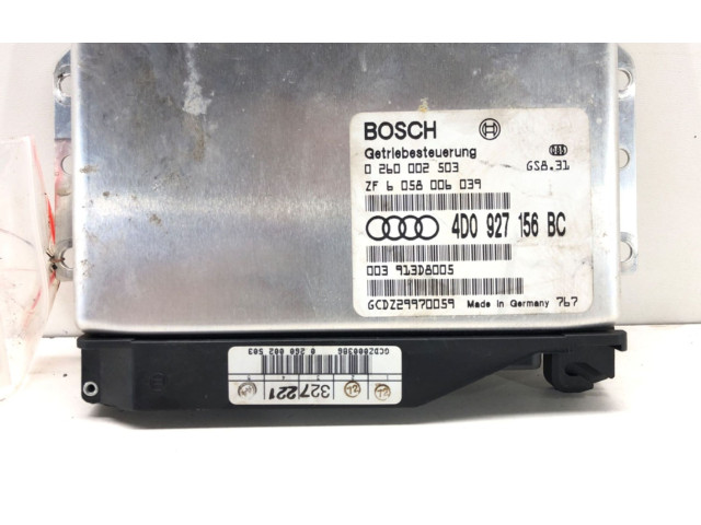 Блок управления коробкой передач 4D0927156BC   Audi A8 S8 D2 4D