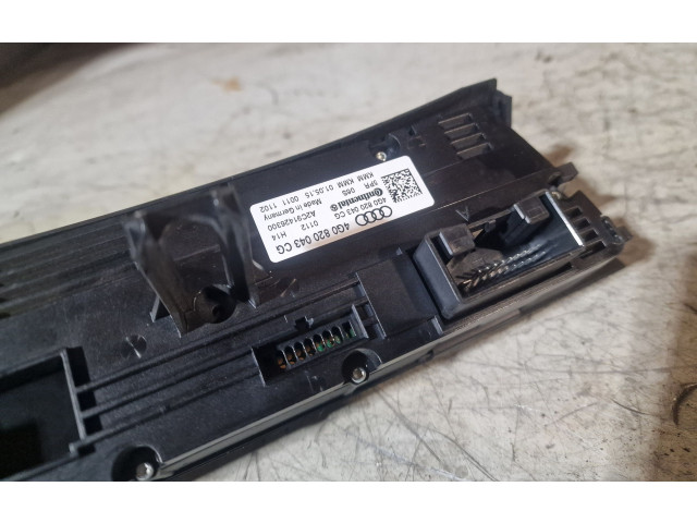 Блок управления климат-контролем 4G0820043CG   Audi A6 S6 C7 4G