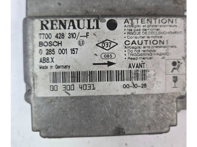 Блок подушек безопасности 7700428310, 003004031 Renault Clio II