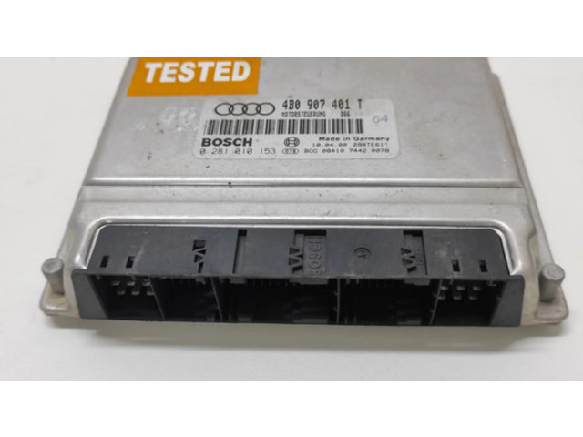 Блок управления двигателя 4B907401T, 0281010153   Audi A4 S4 B5 8D