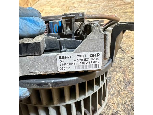 Вентилятор печки    A2308210251, 9140010471   Mercedes-Benz E W211