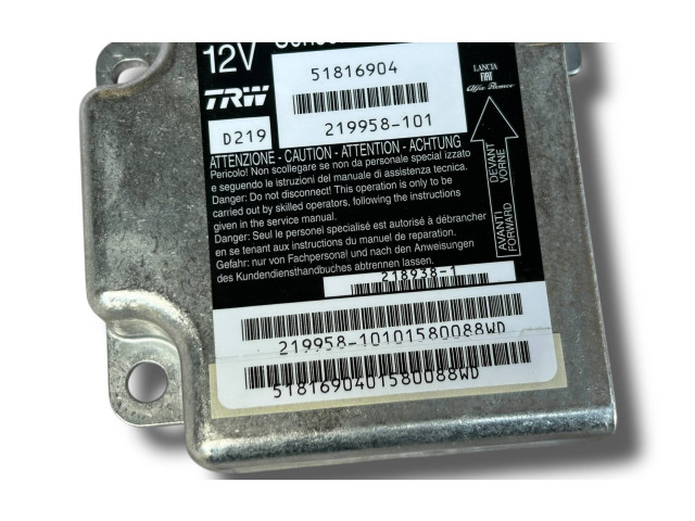 Блок подушек безопасности 51816904   Fiat Idea