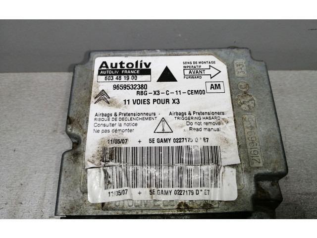Блок подушек безопасности 9659532380, 603481900   Citroen C5
