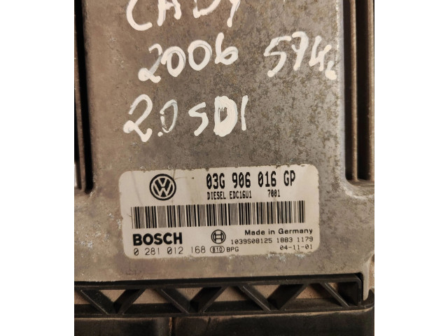 Řídící jednotka 03G906016GP, 1039S08125 Volkswagen Caddy 2005