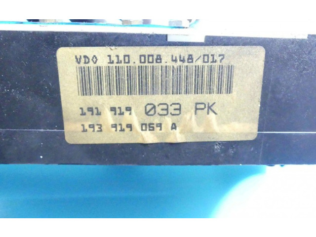 Панель приборов 193919059A, IMPRK1144552 Volkswagen Golf II