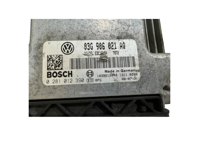 Řídící jednotka 03G906021AQ, 1039S12049 Volkswagen Caddy 2006