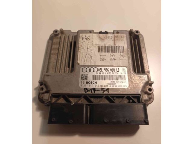 Řídící jednotka 03L906018LB, 0281017945 Audi A6 C7 2013