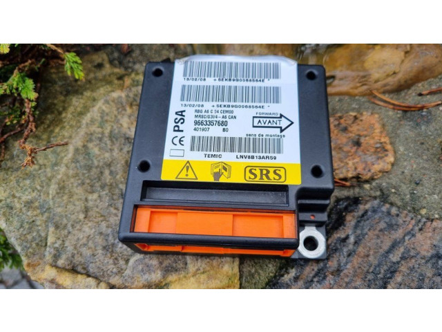 Блок подушек безопасности 9663357680 Citroen C2
