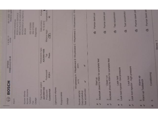 Vstřikovač 8201100113 166006212R 82 01 10 01 13   Renault Megane IV     