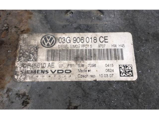 Блок управления двигателем Блок управления 03G906018CE   Volkswagen PASSAT B6