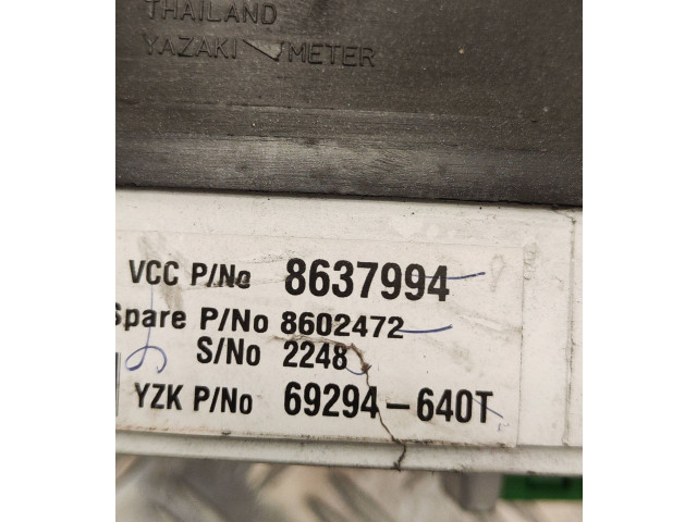 Панель приборов 8637994, 8602472 Volvo V70