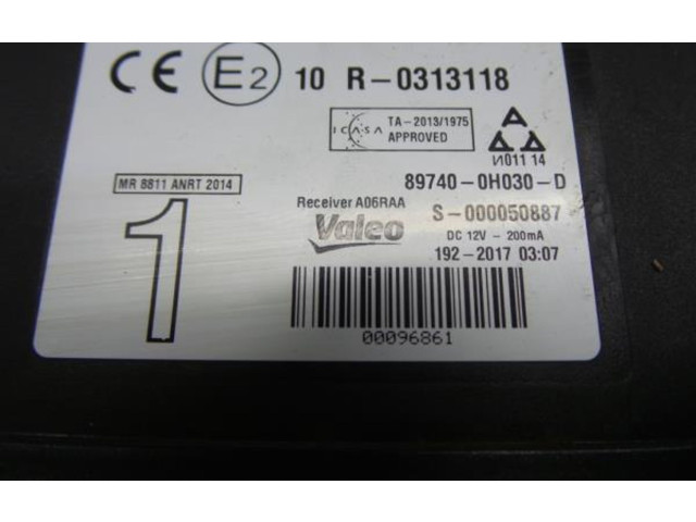 Поршень Блок управления дверью  R0313118, 897400H030  Citroen C1  