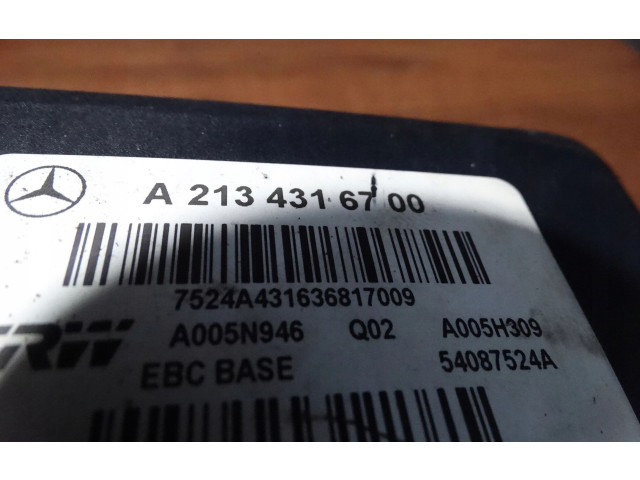 Блок управления ABS A2134316700w213 Mercedes-Benz E W213 2019