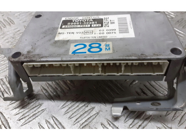 Řídící jednotka 89661-52281 Toyota Yaris Verso 2001