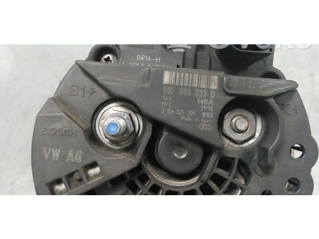 Генератор 03F903023D, 0124525201 Skoda Octavia Mk2 (1Z)