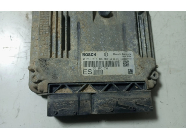 Řídící jednotka 55205632, 0281013409 Opel Vectra C 2008