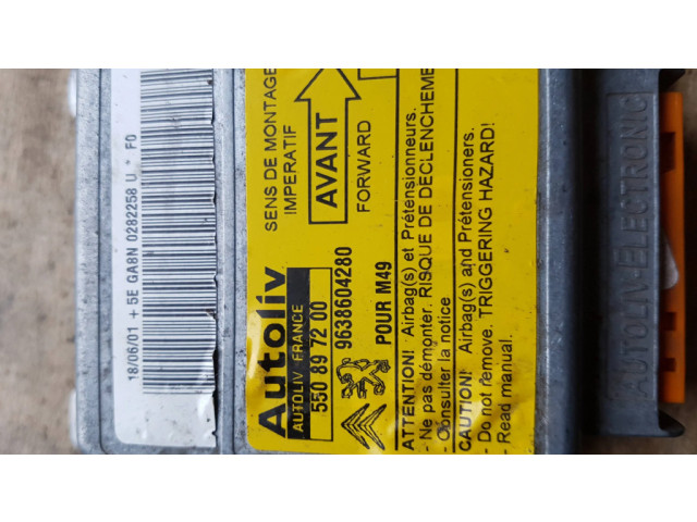 Блок подушек безопасности 9638604280, 550897200 Citroen Berlingo