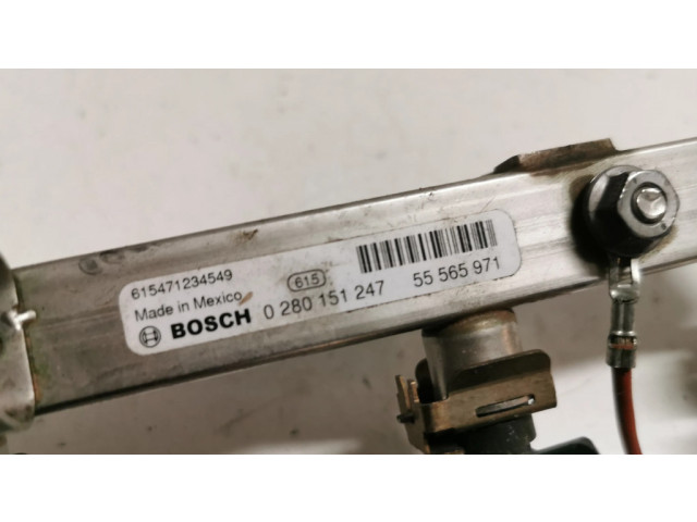 Vstřikovač 55565971, 0280151247 Buick Encore I pro benzínový motor 1.4