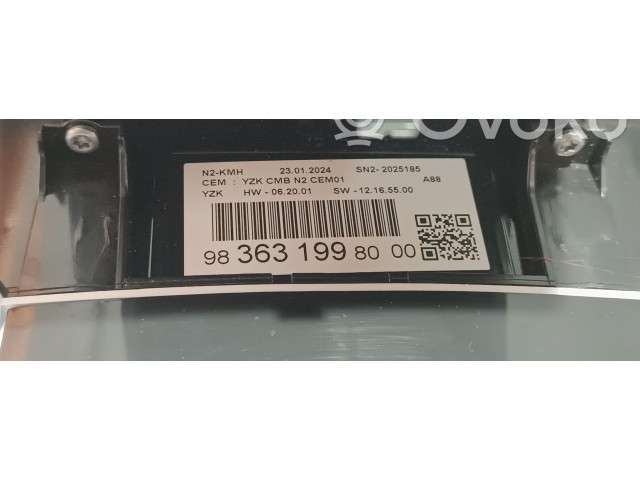 Панель приборов 9836319980   Citroen C3 Aircross       