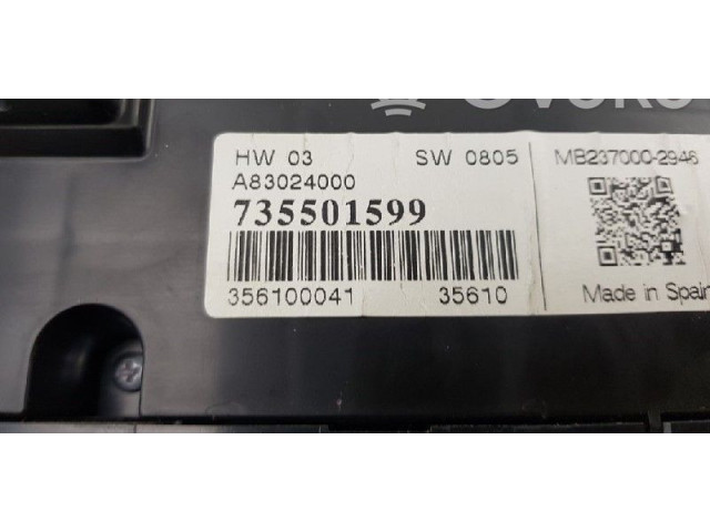 Блок управления климат-контролем 735501599, 328100115 Fiat Punto (199)