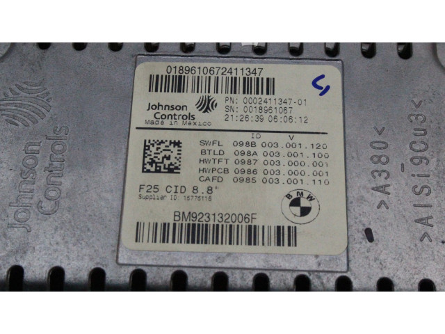 Дисплей 9231320 BMW X3 F25