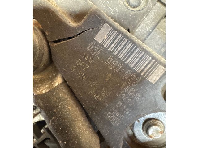 Генератор 03L903023, 0124525187 Volkswagen Touran II