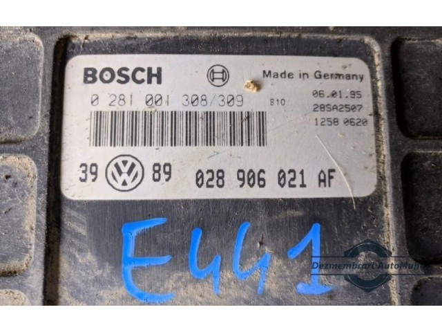 Блок управления двигателем Блок управления 0281001308, 0281001309   Volkswagen Golf III