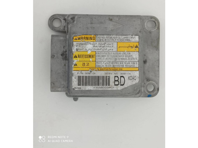 Блок подушек безопасности 96801134, 96801134 Chevrolet Matiz