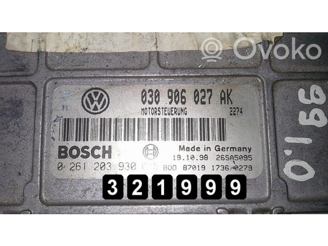 Řídící jednotka 0261203930 Seat Arosa 1999