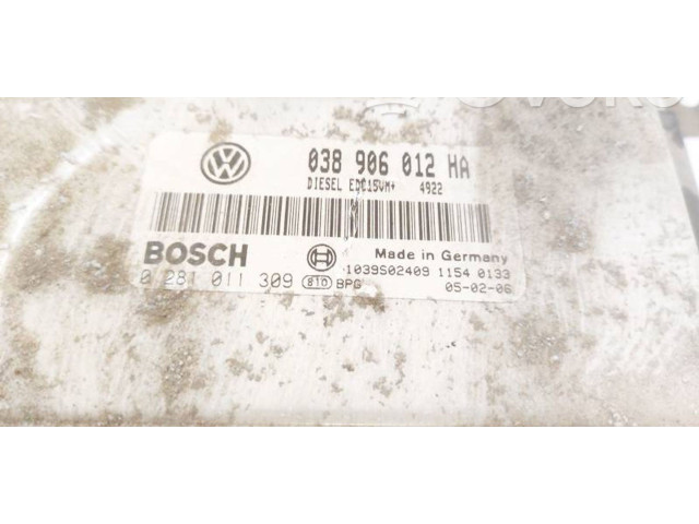 Блок управления двигателя 038906012HA, 0281011309 Skoda Octavia Mk1 (1U)