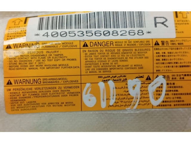 Подушка безопасности в сиденье 400535608268 Mitsubishi Outlander