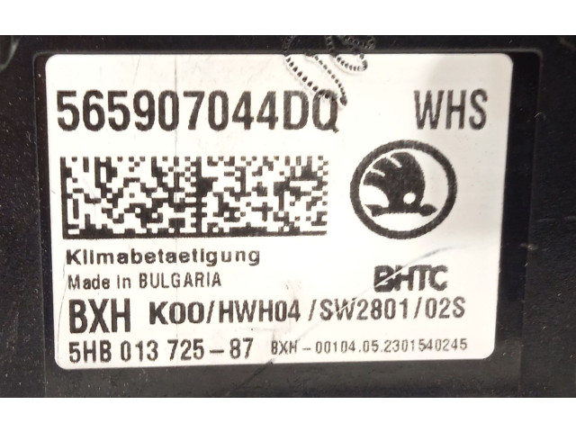 Блок управления климат-контролем 565907044DQ, 565907044DQWHS Skoda Karoq