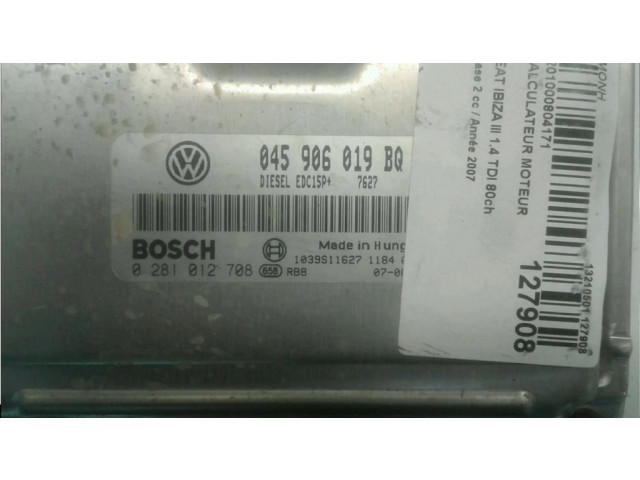 Блок управления двигателя 45906019BQ   Seat Ibiza III (6L)