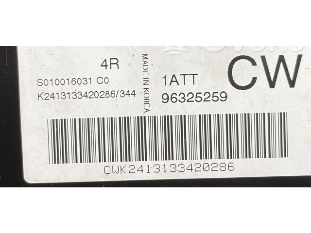 Блок управления двигателя 96325259, 96325259   Chevrolet Matiz