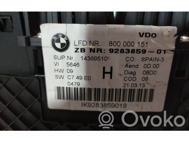 Панель приборов 14369510, 9283859 BMW Z4 E89