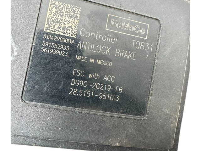 Блок АБС DG9C2C219FB, DG9C2C405FB Ford Fusion II 2013 - года