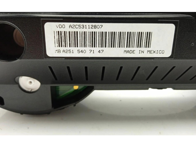 Панель приборов A2515407147 Mercedes-Benz ML W164