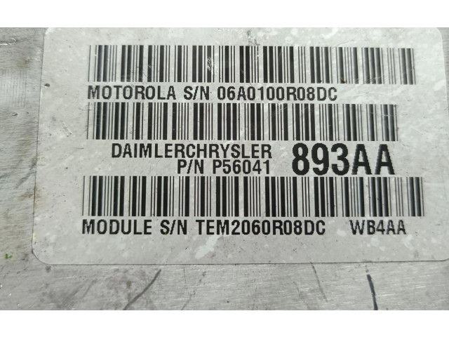 Блок управления двигателем Блок управления P56041893AA Jeep Grand Cherokee (WJ)