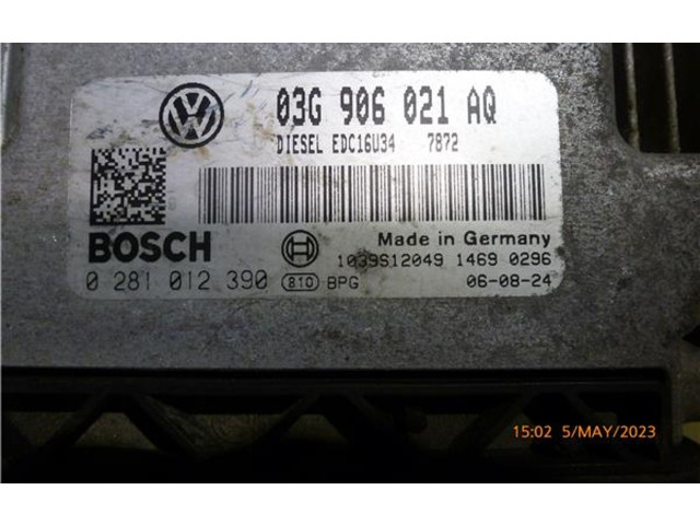 Řídící jednotka 3G906021AQ, 281012390   Volkswagen Caddy 2006