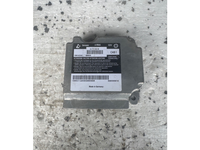 Блок управления надувных подушек 51711816, 09050601E   Fiat Grande Punto