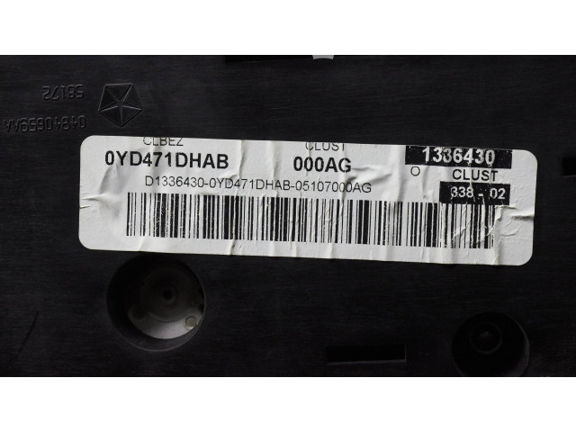 Přístrojová deska Dodge Caliber 2007 0yd471dhab, p04840657ab