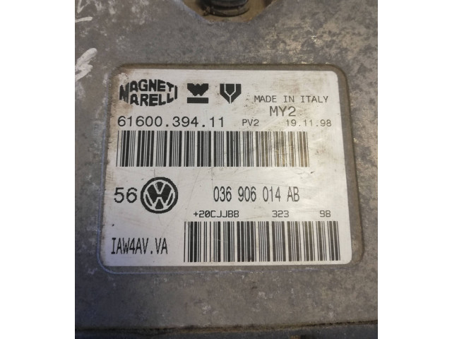 Блок управления двигателя 036906014AB, 6160039411 Volkswagen Golf IV